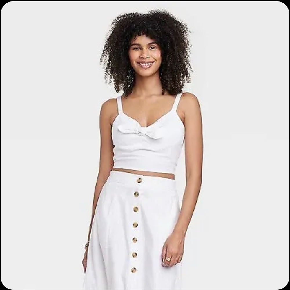 womens universal threads white tank top